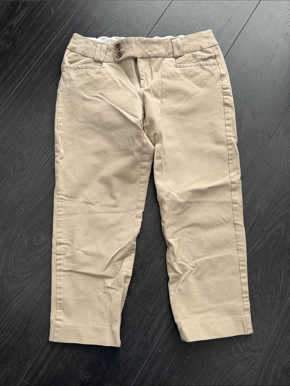 Banana Republic - Martin Fit Beige Capris Pants